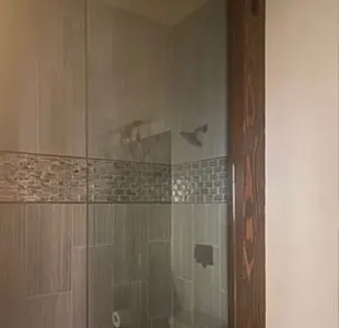 Custom Designed Frameless Shower Enclosures Installation