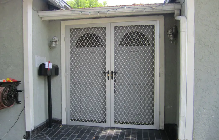 Home French Double Security Screen Doors