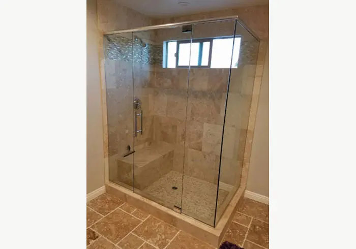 Modern Glass Shower Enclosure in El Cajon, California