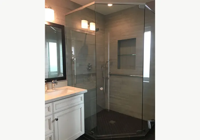 Frameless Shower Enclosure in La Jolla, CA