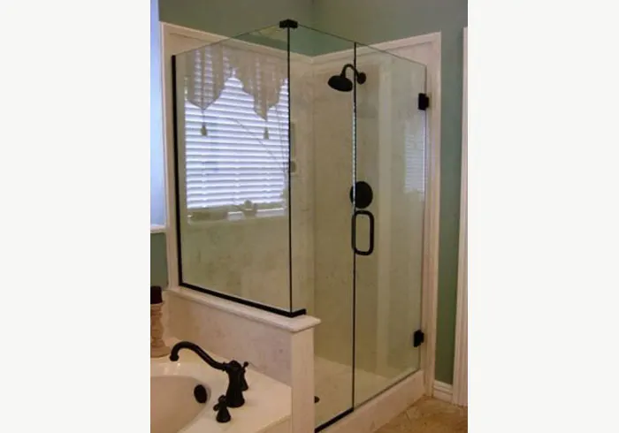 Custom Look Frameless Glass Shower Enclosure Ramona