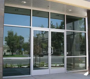 Business Glass Front Door