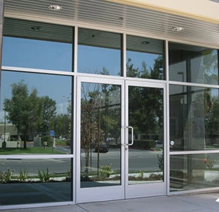 Business Glass Front Door