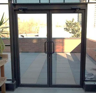 Office Motorized Glass Door