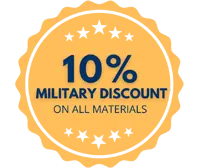 Summer Season Offer 10% Military Discount On All Materials